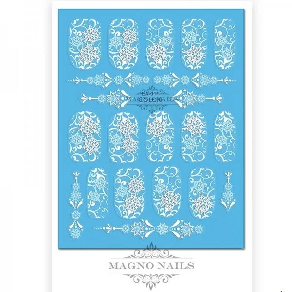 3D Design Nail Sticker - 3D Wraps Selbstklebende Nagelaufkleber Nagelsticker