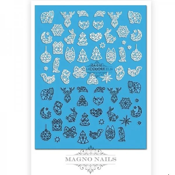 3D Design Nail Sticker - 3D Wraps Selbstklebende Nagelaufkleber Nagelsticker