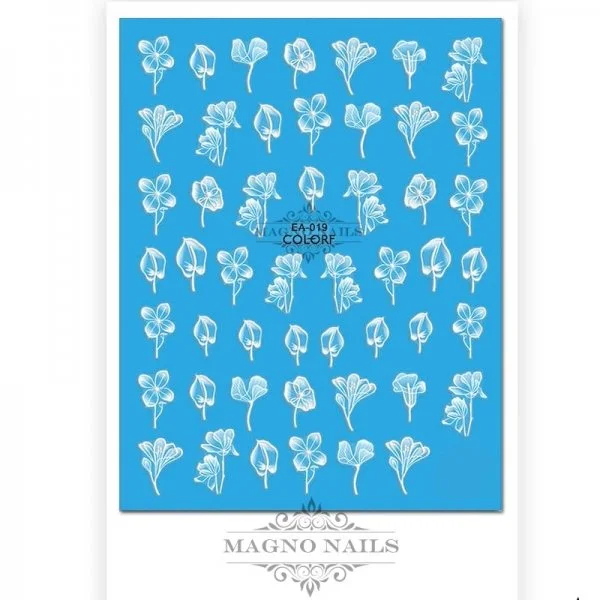 3D Design Nail Sticker - 3D Wraps Selbstklebende Nagelaufkleber Nagelsticker