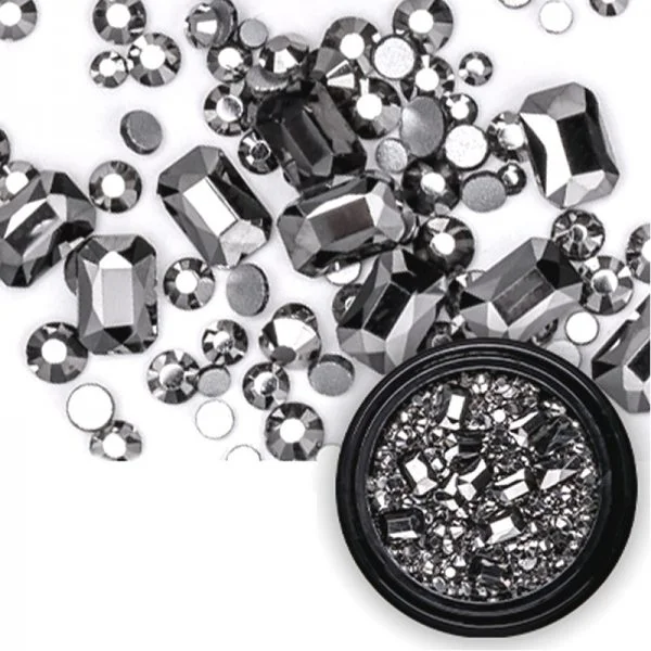 Mix - Nail Art - Strasssteine Set - black Nail Nagelstudio Nägel Nailart Nail art