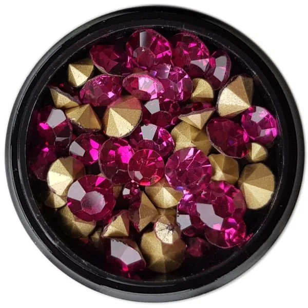 Mix - Nail Art - Strasssteine Set - Pink Nail Nagelstudio Nägel Nailart Nail art