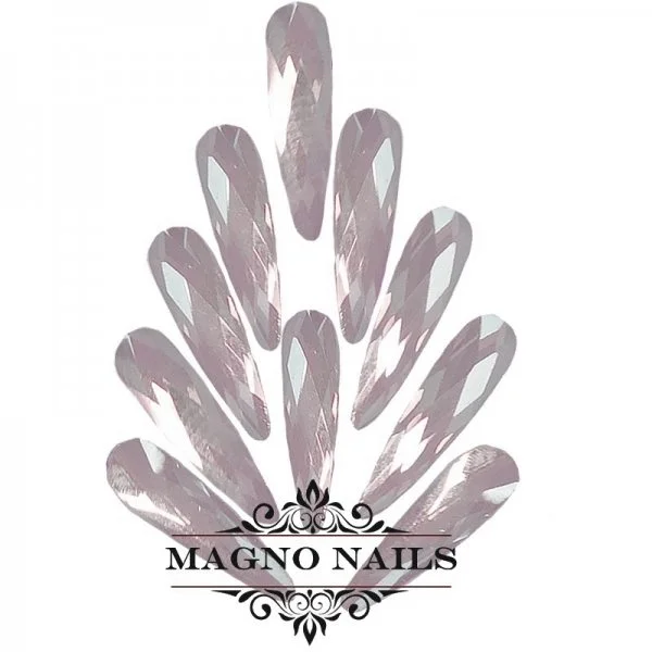 Overlay - Glas Strasssteine - Tropfen 3 x 10mm - zartrosa Nageldesign Nägel Schmuck Nails 