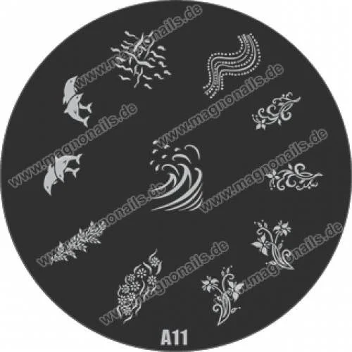 Nail Stamping Schablone A11