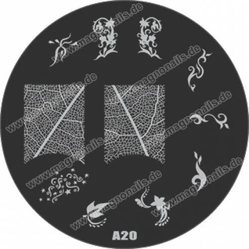 Nail Stamping Schablone A20