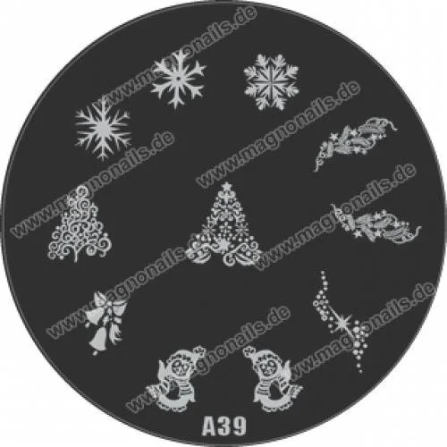 Nail Stamping Schablone A39