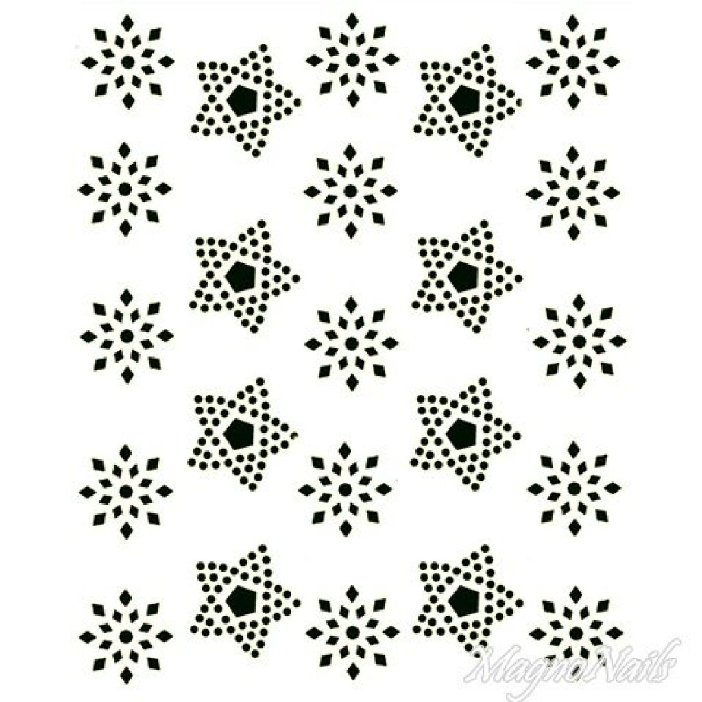 Crystal Nail Sticker - Bindis - schwarz Strasssteine Strass Aufkleber selbstklebende Nailart Nail art