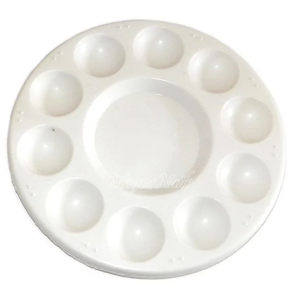 2 x Mischpalette weiß Nagelstudio Zubehör Malerei 