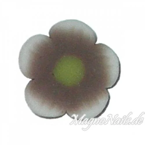 Fimo Stange - Blume braun