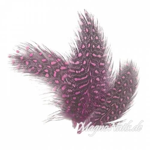 Nail Art Feder rosa Nägel Nail art Nailart Nageldesign Nagel