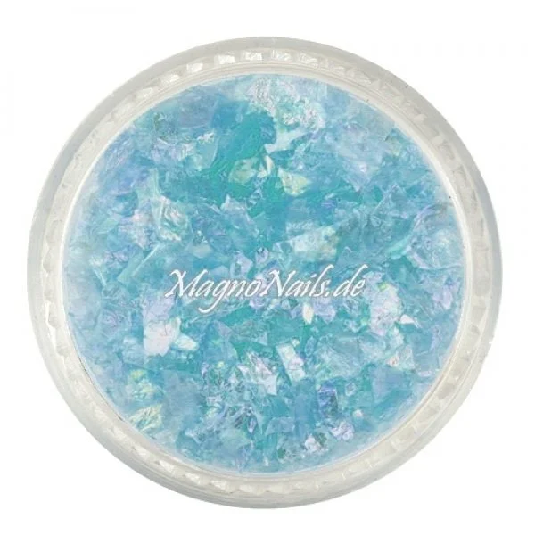 Feine Glitter Flakes pastellblau Nails Nagel Nögel Nailart