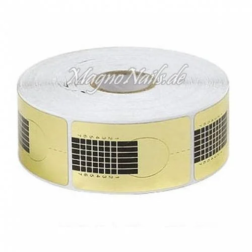 Modellierschablonen gold - 500 Stück Verlängerung Schablone Nail Nagelstudio Nägel Werkzeug Nagelwerkzeug