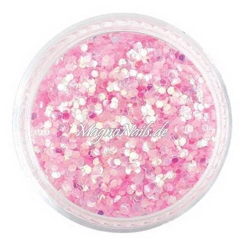 Nail Art Pailetten rosa 1mm Nägel Nails Nailart Nageldesign Nagel GlitzerPailetten