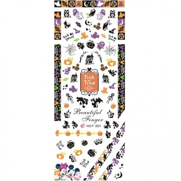 2D Nail Art One Stoke Sticker