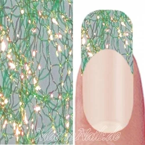 Nail Art Einlegemotive Netz - Laser Lace - Lemon fein Nägel Nails Nailart Nageldesign Nagel Glitzer