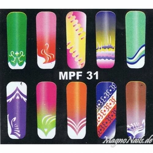 MPF 31 Airbrush Schablone