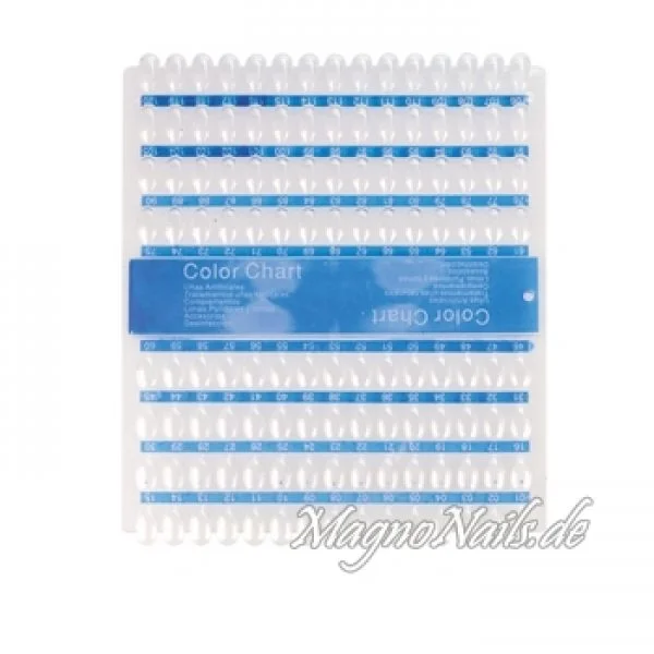 Demonstrationssdisplay blau für 120 Farben Präsentation Farben Nagelstudio Zubehör