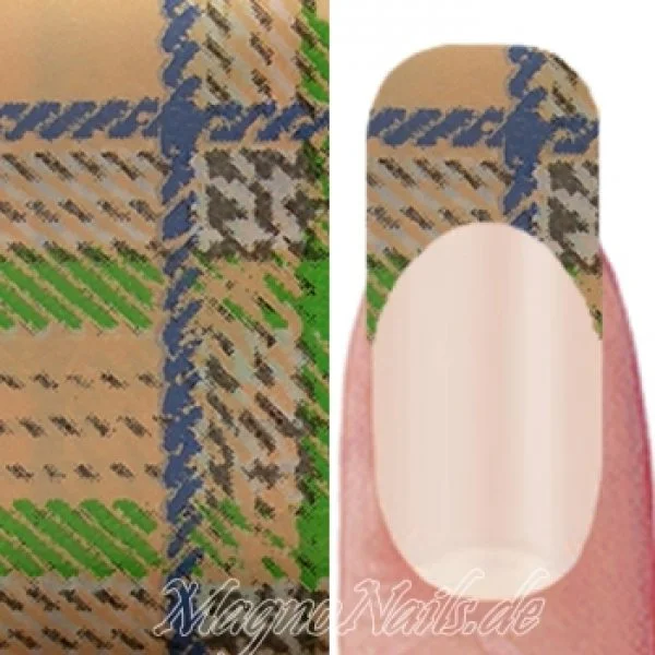 Nail Art Transfer Folie 0,45m - Nail Foil - Karo Beige Nailart Nails Nägel Schmuck TransferFolie Nagelfolie Nageldesign