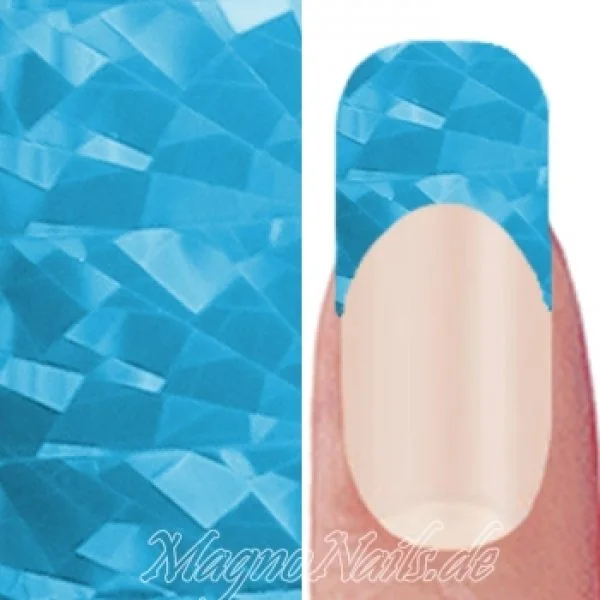 Nail Art Transfer Folie 0,45m - Nail Foil - Light Blue Crush Nailart Nails Nägel Schmuck TransferFolie Nagelfolie Nageldesign