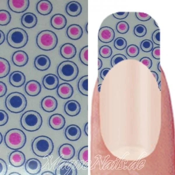 Nail Art Transfer Folie 0,45m - Nail Foil - Bubbles lilac Nailart Nails Nägel Schmuck TransferFolie Nagelfolie Nageldesign