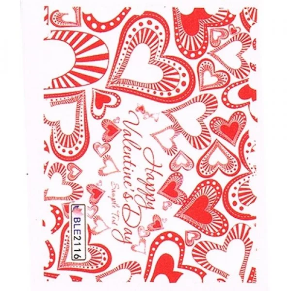 2D Nail Art One Stoke Sticker