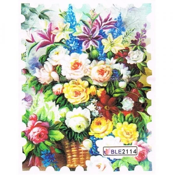 2D Nail Art One Stoke Sticker