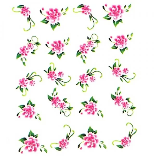 2D Nail Art One Stoke Sticker