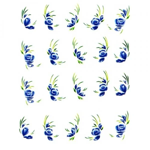 2D Nail Art One Stoke Sticker