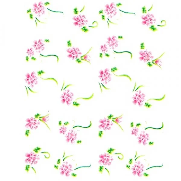 2D Nail Art One Stoke Sticker