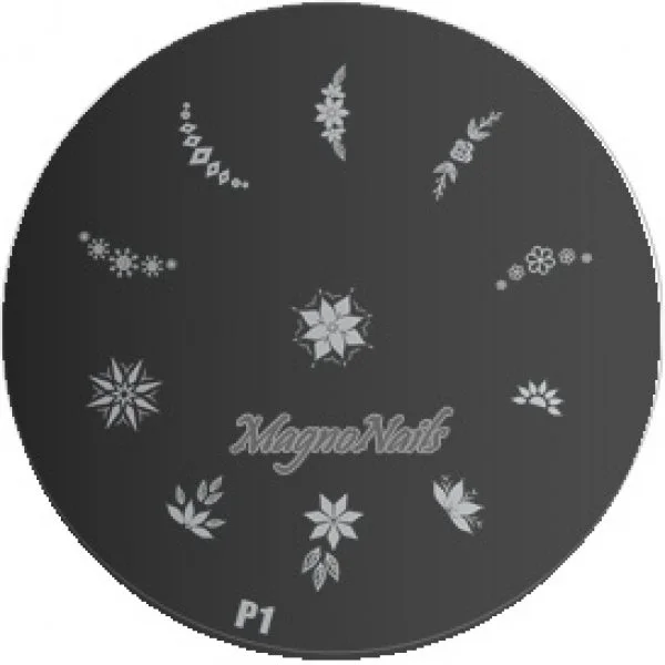 Nail Stamping Schablone P1