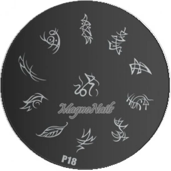 Nail Stamping Schablone P18
