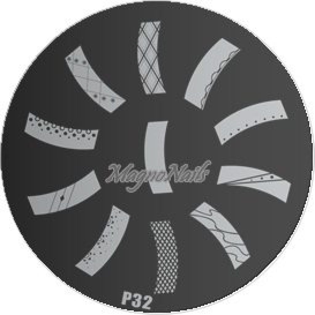 Nail Stamping Schablone P32