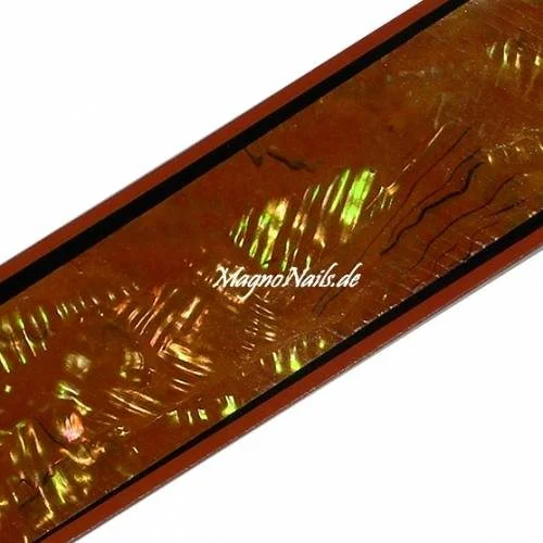 Mother of Pearl - selbstklebende Perlmutt Streifen orange Nail Nagelstudio Nägel Nailart Nail art