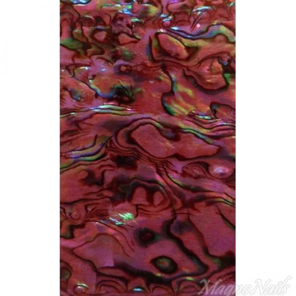 Mother of Pearl - Designer Perlmutt Sticker rot Nail Nagelstudio Nägel Nailart Nail art