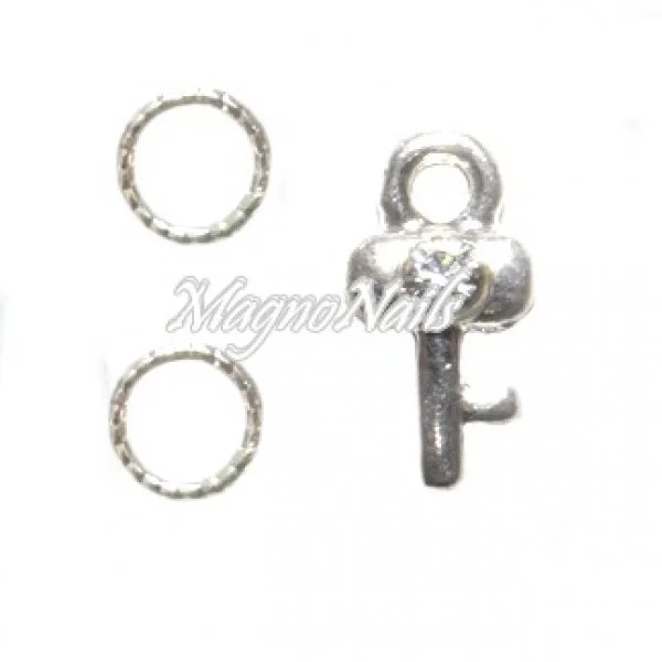 Nail Piercing - Schlüssel Nageldesign Nägel Schmuck Nails 