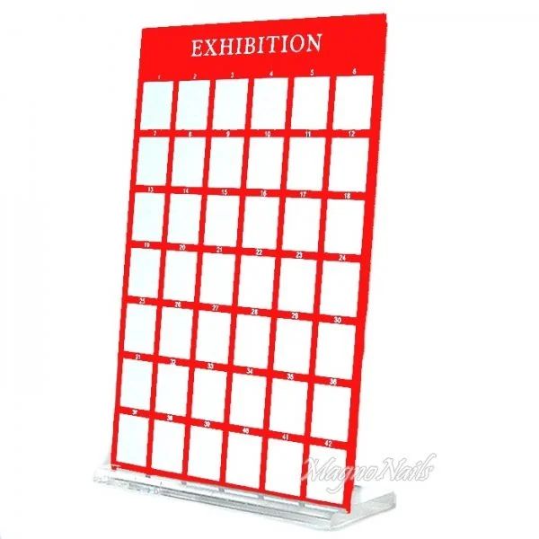 Nail Art Präsintationsdisplay rot Präsentation Dispay Nagelstudio