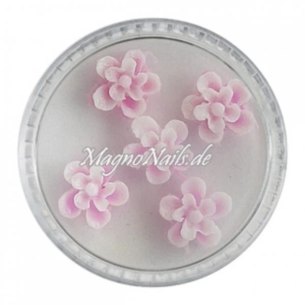 3D Einlegemotive - Gummi Soft Blumen lavendel