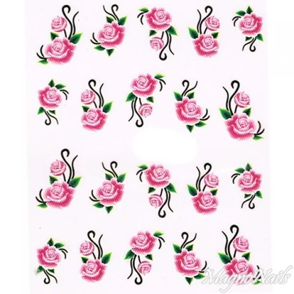 2D Nail Art One Stoke Sticker