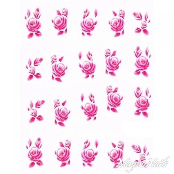 2D Nail Art One Stoke Sticker
