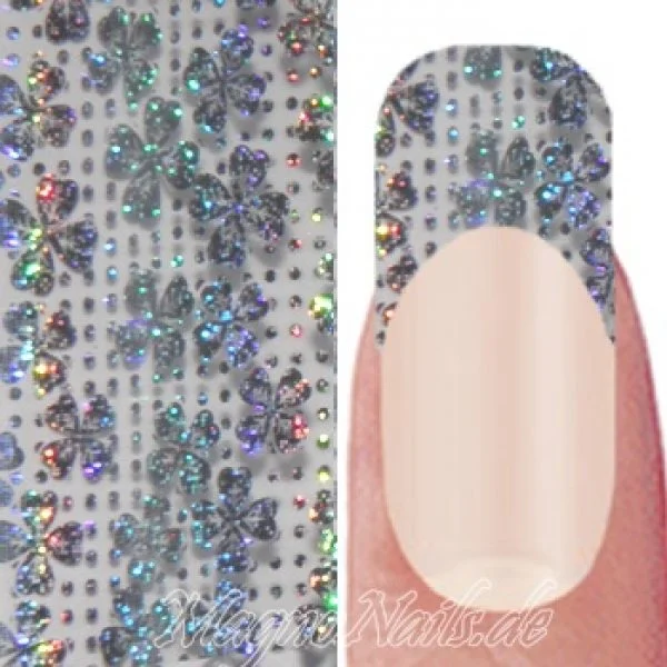 Nail Art Transfer Folie 1,5m - Nail Foil - Clover Nagelfolie Nageldesign Folie Tranferfolie Nailart