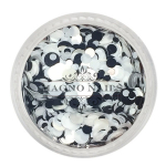 Glitter Shapes - Einlegemotive - Confetti schwarz-weiss